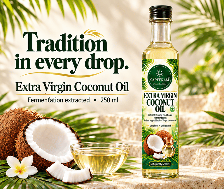 Extra Virgin Coconut Oil (250ml) Fermentation Extracted