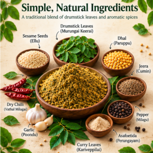 Murungai Keerai Idli Podi (150g) Hover Image
