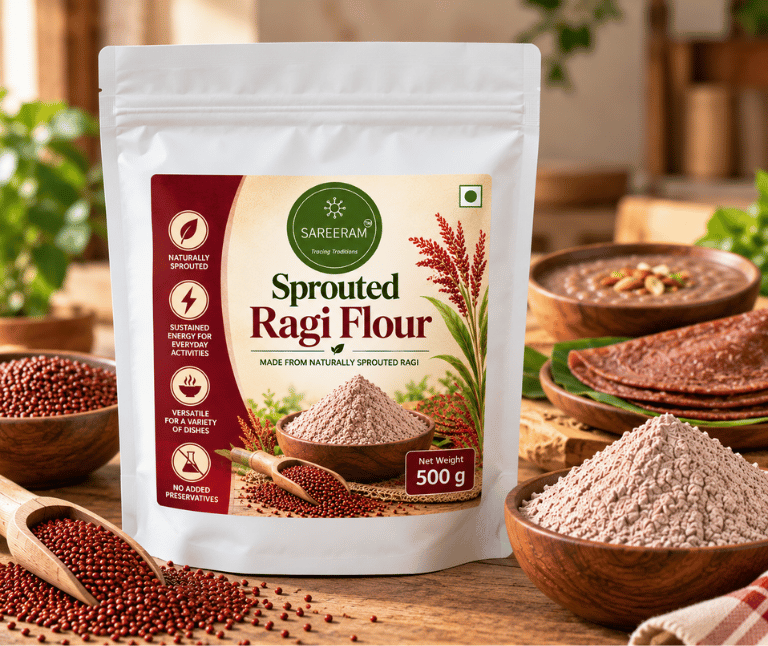 Sprouted Ragi Flour (500g)